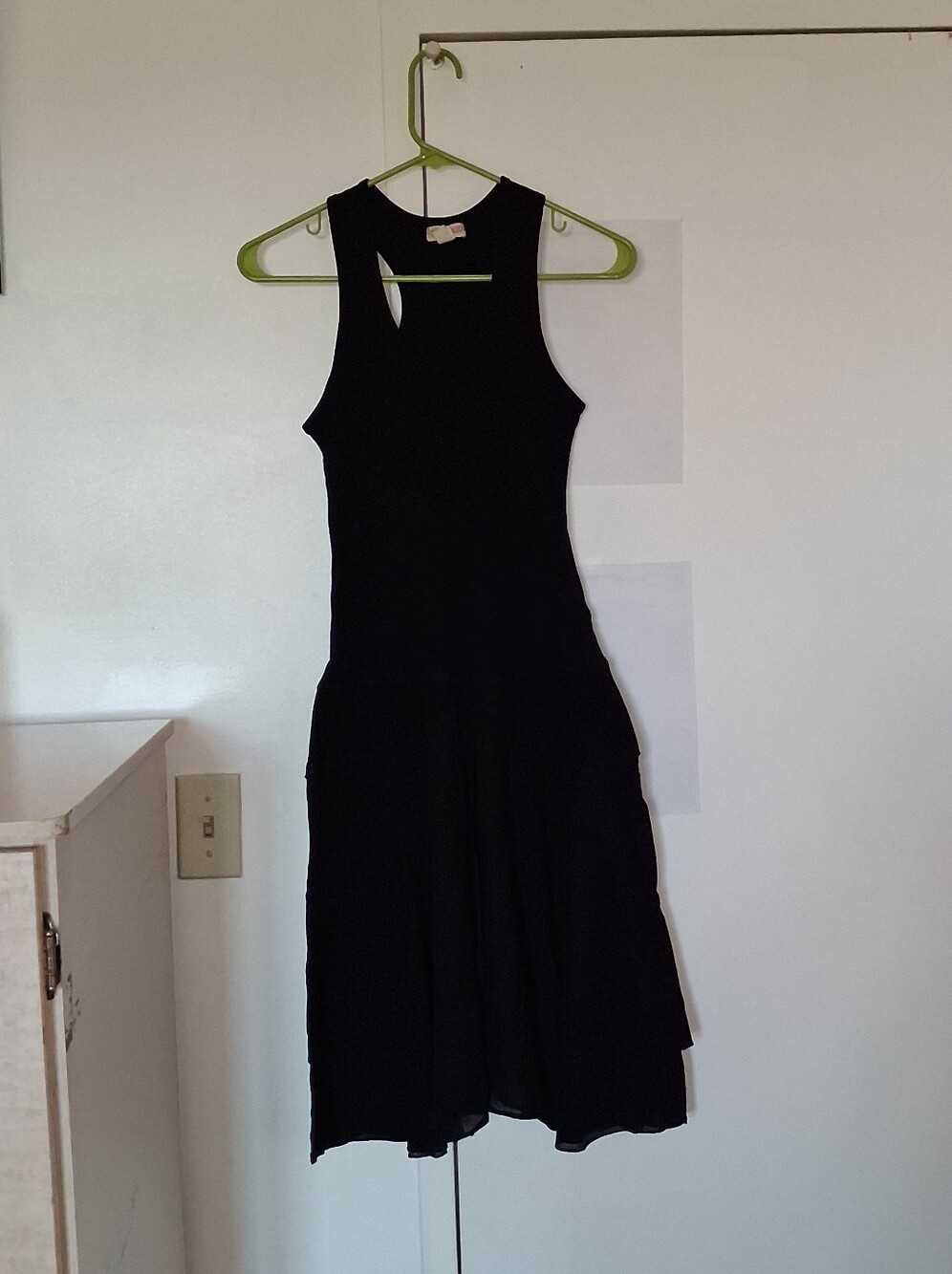 Rainbow Black Sleeveless Shirt/Dress SizeLarge